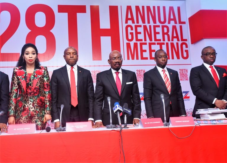 Zenith Bank’s improved PBT of N232 billion excites shareholders, with dividend offer of N2.80 per share