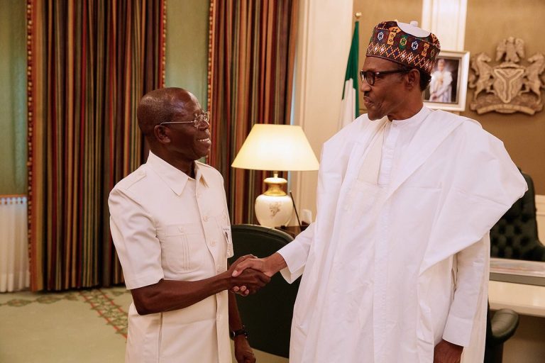 newsheadline247/Buhari hails Oshiomhole at 67, speaks on his leadership