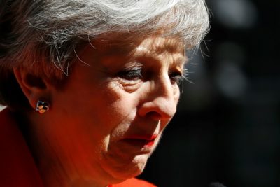 Details: Britain's May announces resignation in emotional end/newsheadline247