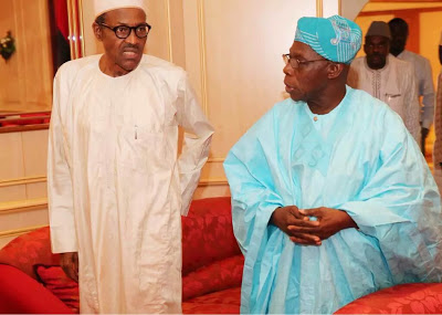 Obasanjo with Buhari/newsheadline247