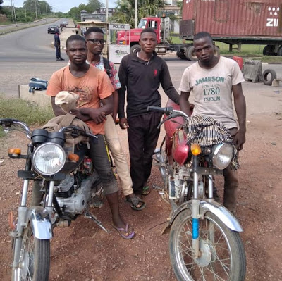 COVID-19 Restrictions: Four arrested in Abeokuta for riding bike from Minna - newsheadline247.com