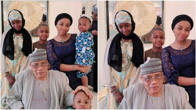 Details: How Rahama Indimi doctored ex-husband’s kids out of IBB’s Eid-Kabir photo with grandchildren - newsheadline247.com