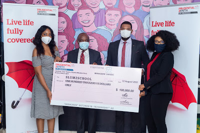 Prudential Zenith Life donates $100,000 usd to slum2school towards fighting effects of COVID-19 in Nigeria - newsheadline247.com