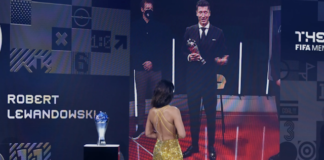 Robert Lewandowski wins FIFA’s best player of 2021