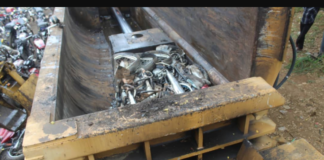 Okada Ban: Lagos Govt destroys 2,000 impounded commercial motorcycles