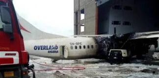 Tragedy averted as 33 passengers escape death after Overland aircraft’s engine catch fire mid-air