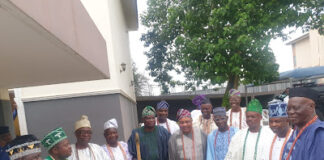 Ogun Awori Obas visit Akarigbo, Paramount Ruler of Remoland