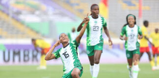 Nigeria’s Super Falcons pip Cameroon 1-0 to qualify for WAFCON semis, 2023 World Cup
