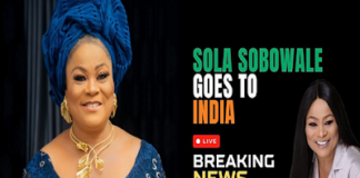 Sola Sobowale in happy mood, lands first Bollywood role