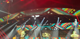 Tiwa Savage performs at 2022 CAF awards