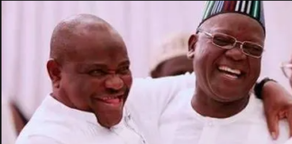 ‘We just returned from London’ – Ortom denies dumping Wike