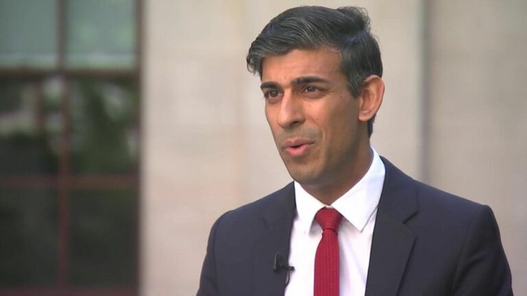 Rishi Sunak declares British PM bid