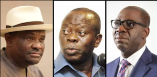 ‘I regret working for Obaseki’s re-election’ – Wike begs Oshiomhole for forgiveness