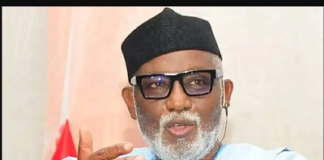 Ondo Governor, Akeredolu begins medical leave, hands over power to deputy
