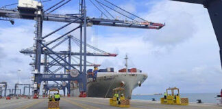 PHOTOS: Maiden Transshipment Vessel Berths At Lekki Deep Seaport