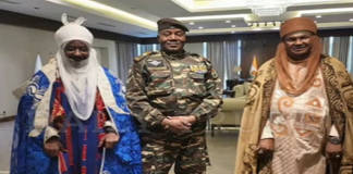 Just-in: Ex- Emir Lamido Sanusi meets Niger coup leaders