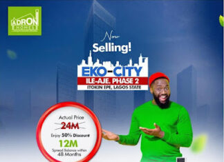 Adron Homes: ‘Timing Is Everything…’ – Why You Should Buy into the Epe Real Estate Market Now