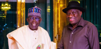 Jonathan visits Aso Rock, congratulates Tinubu 24 hours after Supreme Court verdict