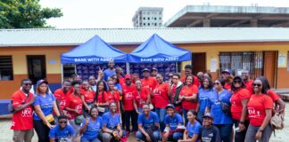 Service to Humanity: Abbey Mortgage Bank Donates 400 Food Packs To Kuramo Community