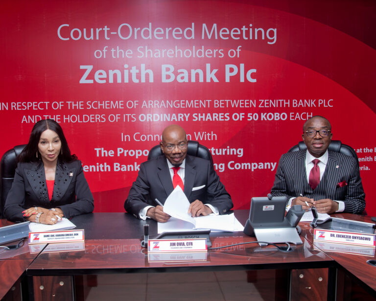 Zenith Bank Shareholders Approve Bank Transition To HoldCo Structure