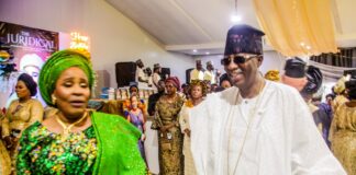 Senator Daniel, Kessington Adebutu, Top Dignitaries Honour Ogun Chief Judge, Dipeolu at 65