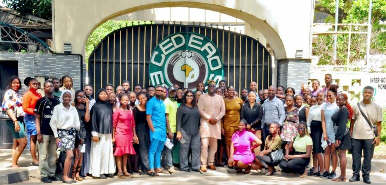 International Relations Students of Obafemi Awolowo University, Ile-Ife, visit ECOWAS liaison office in Lagos