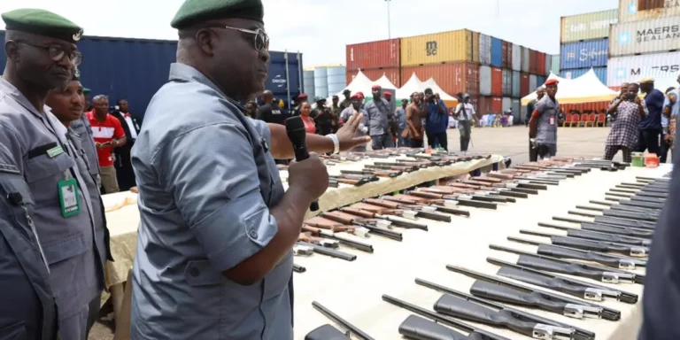 Nigeria Customs Intercepts 844 Rifles, 112,500 Ammunition in Nation’s Port