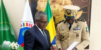 President of Gabon, Brice Nguema invites Dangote to invest in Cement, Fertiliser production in country President/CE of Dangote Industries Limited, Aliko Dangote (left) in Gabon on invitation of the President, Brice Oligui Nguema (right) to explore investment opportunities in Cement and Fertilizer (Urea and Phosphate).
