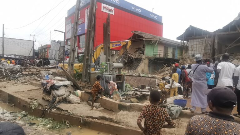 Breaking: Government Commences Demolition of Buildings in Oju-Ore As 64km Ota-Idiroko Road Construction Begins