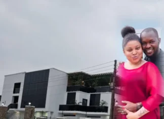 Popular Nollywood couple, Okiki, Bimbo Afolayan unveil newly completed N800m mansion