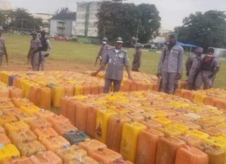 Nigeria Customs Stops Smuggling Of 20,000 Litres Of Petrol, Seizes Vehicles