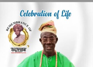 Steve Oliyide announces dates for late father’s burial ceremony, mother’s remembrance