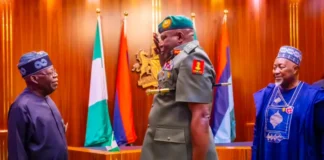 PHOTOS: When Tinubu Promoted Acting COAS Olufemi Oluyede to Lieutenant General Rank