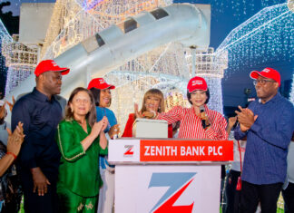 Zenith Bank Heralds Yuletide Season With Ajose Adeogun Street Light-Up