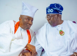 Tinubu Visits Oba Of Lagos, Seeks Partnership With Traditional Rulers