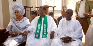 Otun Asiwaju Onigbagbo of Remoland Graces 20th Sen. Gbenga Daniel’s Family Annual Thanksgiving Service