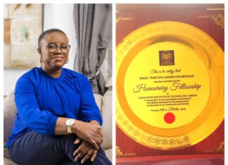 Ogun State Institute of Technology Honors Engr. Temitayo Agemo-Okuboyejo with Honorary Fellowship Award