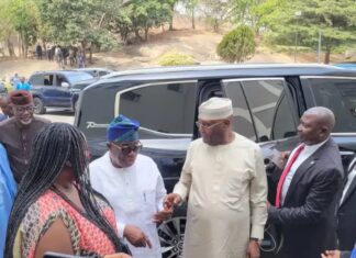 2027: Atiku, Tambuwal, Imoke In Closed-Door Meeting With Obasanjo