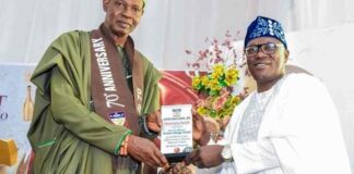 Otunba Gbenga Daniel and His Wife, Yeye Olufunke, Honored at Baptist High School Iwo’s 70th Anniversary Celebration