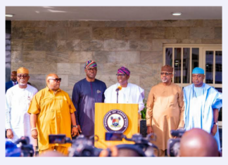 South-West governors meet in Lagos, agree to set up joint surveillance, monitoring team