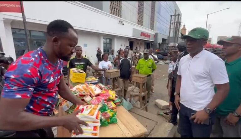 Tokunbo Wahab Engages Lagos Traders on Proper Display of Wares Away From Drainage Channels [Video]
