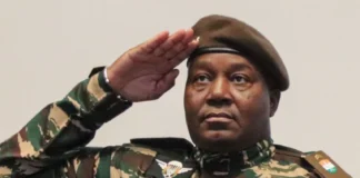 Niger military ruler sworn in as president for five years