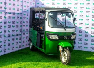 Bolt Introduces ₦3.2M Electric Tricycles in Lagos with 15% Driver Commission