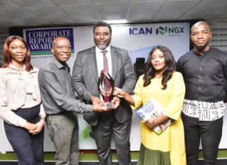 Dangote Cement Clinches Platinum at ICAN-NGX Corporate Reporting Awards
