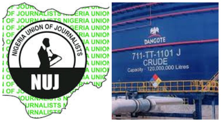 NUJ Hails Dangote Refinery For Lowering Petrol Prices