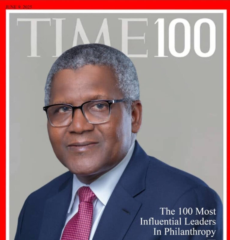 Aliko Dangote Makes Time Magazine’s List of 100 Philanthropists in the World
