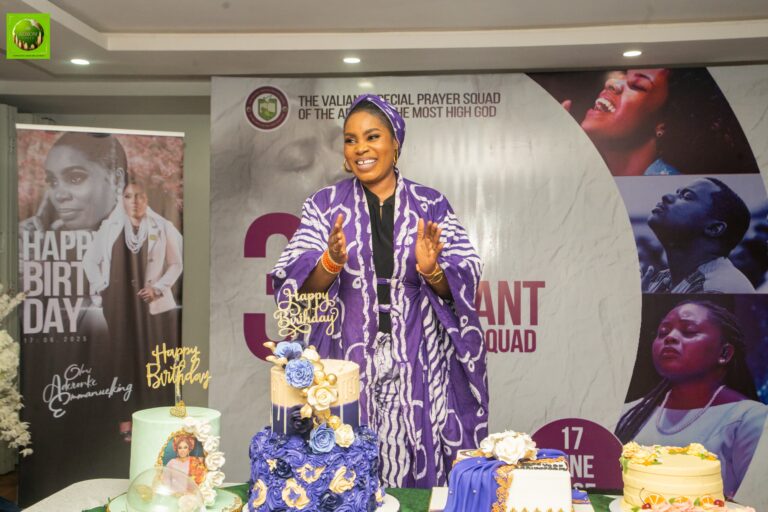 Double Celebration: Olori Aderonke EmmanuelKing Honoured Amid Valiant Prayer Squad’s 3rd Year Milestone