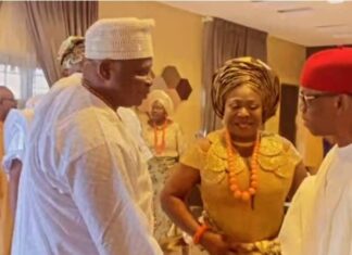 Royal Glamour in Warri: Olota, Ex-Gov. Okowa, Dignitaries Grace Adaobi and Tuokpe’s Grand Wedding