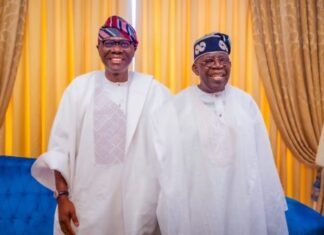 Tinubu Celebrates Sanwo-Olu at 60, Hails Lagos Rail Projects, Urges Continuity in Transformation