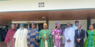 Owa Ajero of Ijero Kingdom, Oba Adewole, Pays Courtesy Visit to Nigerian High Commission in Ghana